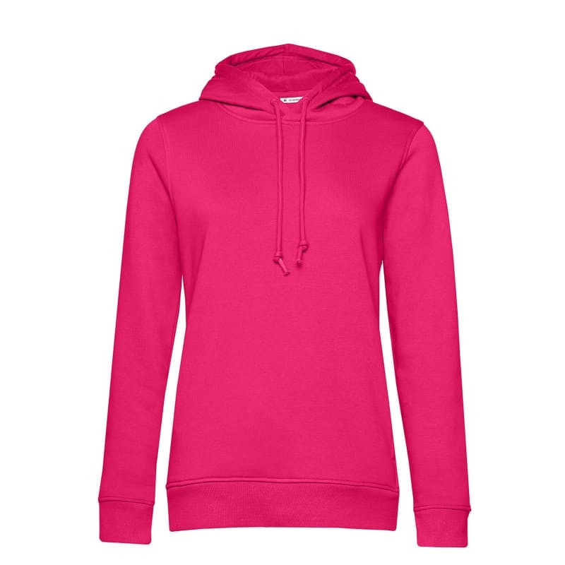 Felpa Da Lavoro Organic Hooded con Cappuccio da Donna B&C Collection - BCWW34B