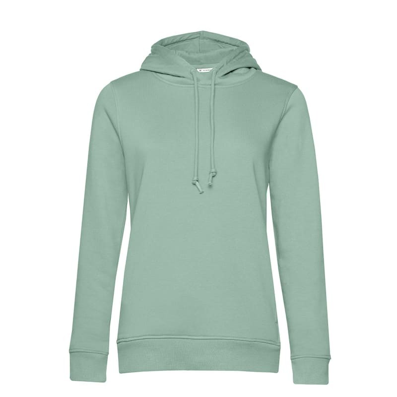 Felpa Da Lavoro Organic Hooded con Cappuccio da Donna B&C Collection - BCWW34B