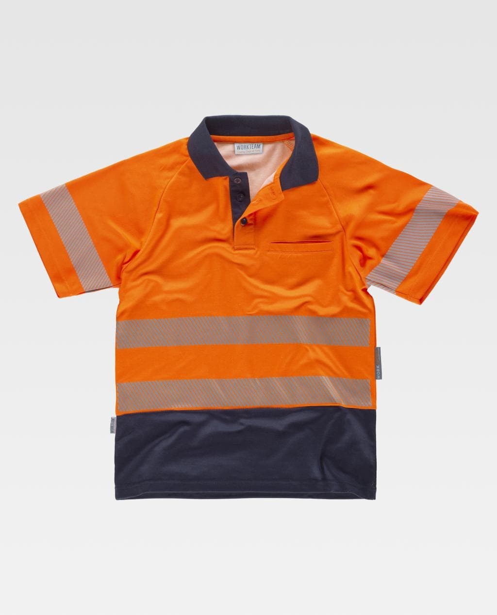 Polo da Lavoro Combinata Alta Visibilit� C3895 - Workteam