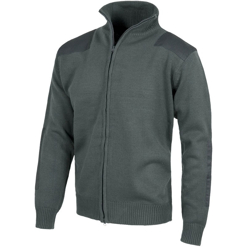 Maglione a collo alto chiusura intera in nylon - Workteam