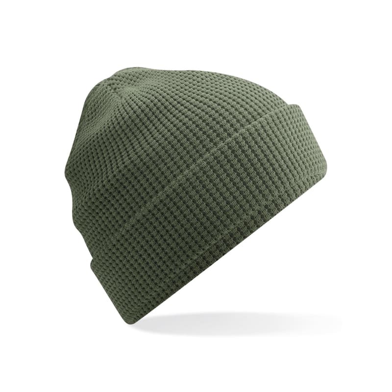 Cappello Organic Cotton Waffle Beanie Beechfield - B52N