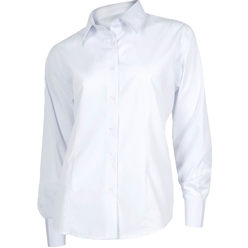 Camicia da lavoro attillata da donna a manica lunga - Workteam