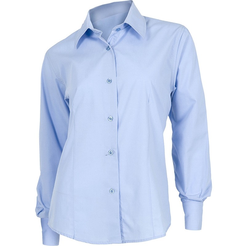 Camicia da lavoro attillata da donna a manica lunga - Workteam