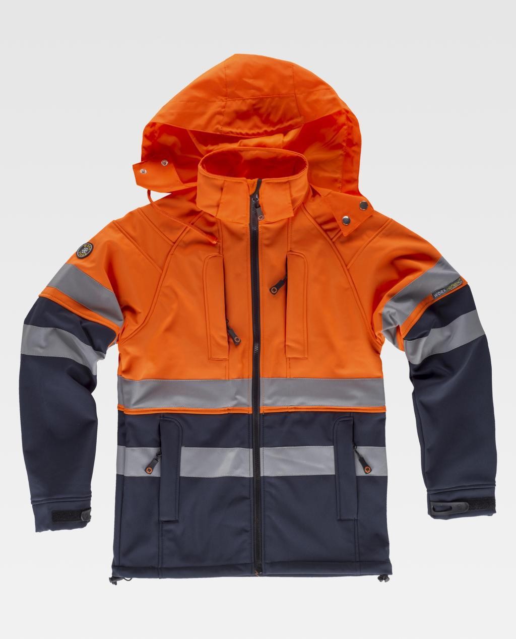 Giubbotto da Lavoro Workshell Stretch Alta Visibilit� S9525 - Workteam