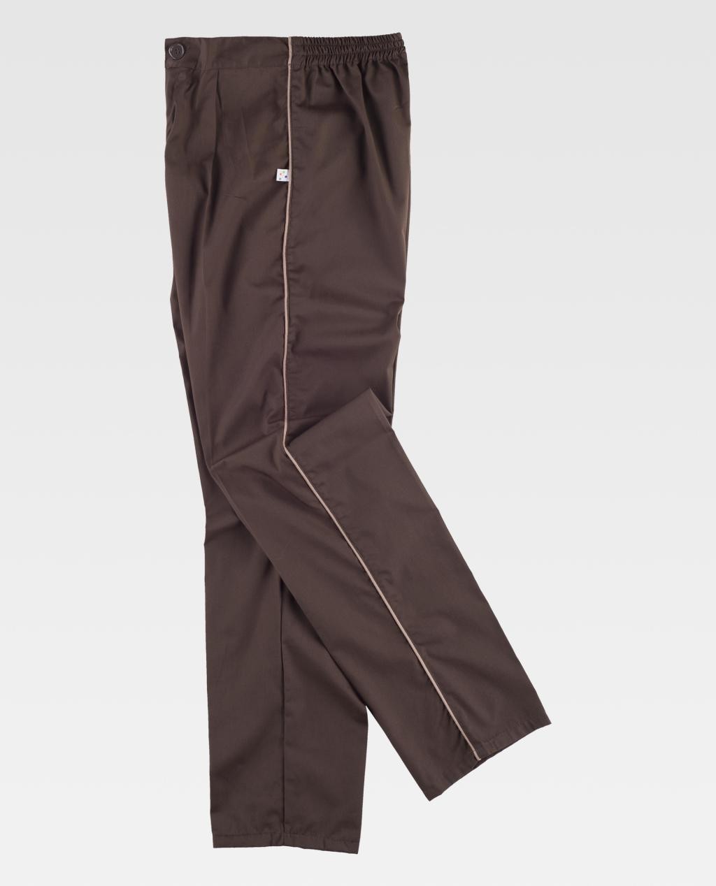 Pantalone con Strisce in Contrasto B9350 - Workteam