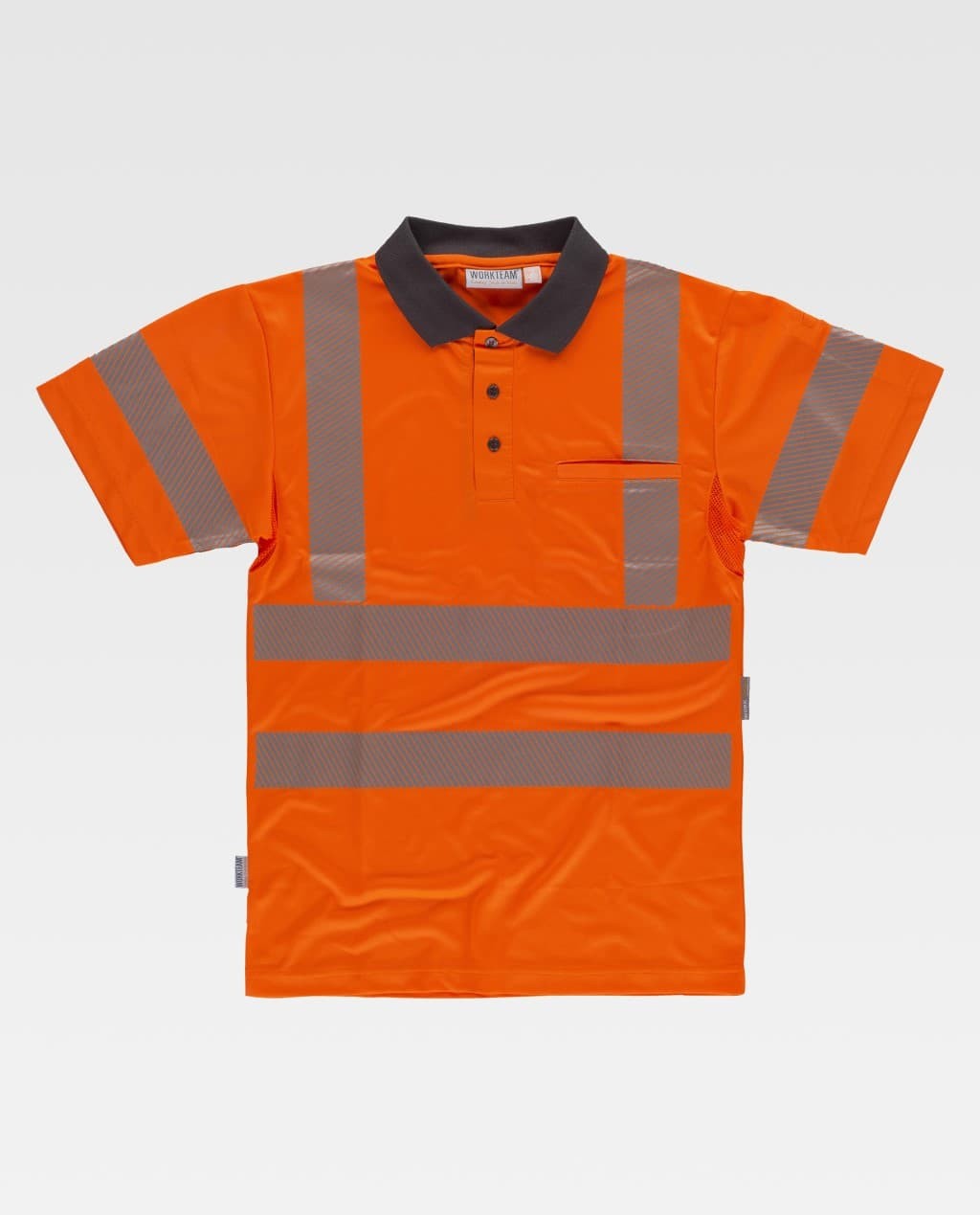 Polo da Lavoro Manica Corta Alta Visibilit� C3882 - Workteam