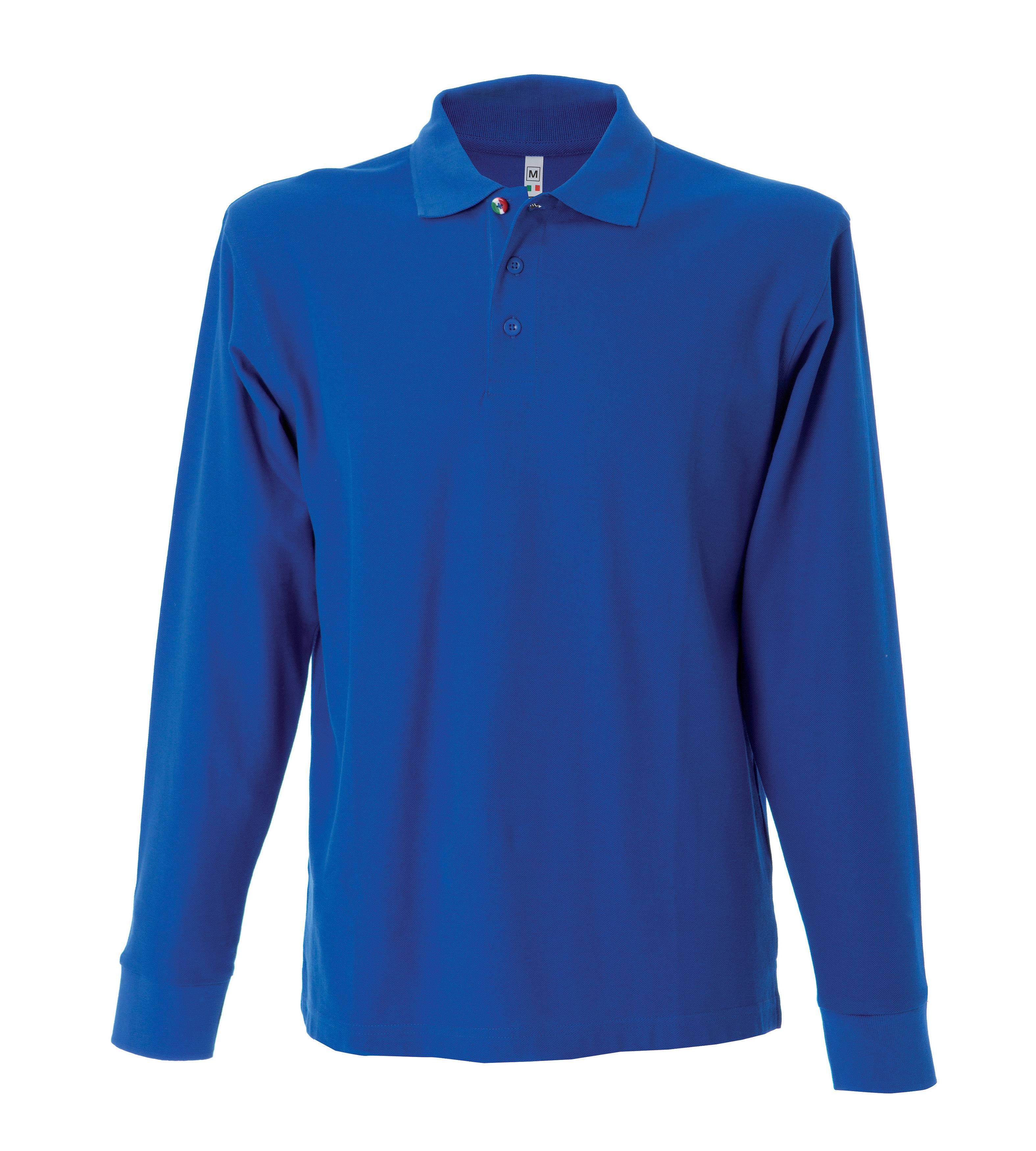 Polo manica lunga da Lavoro 100% Cotone JRC New Zeland 991313