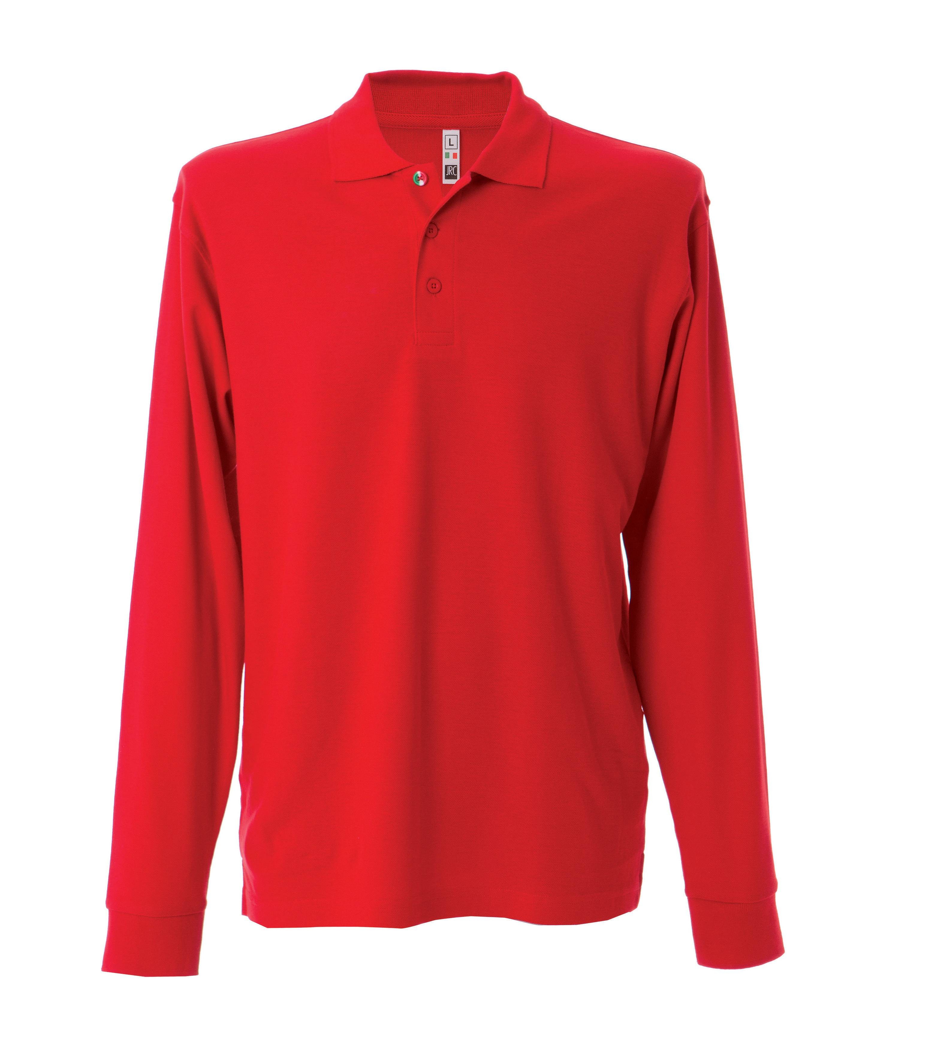 Polo manica lunga da Lavoro 100% Cotone JRC New Zeland 991313