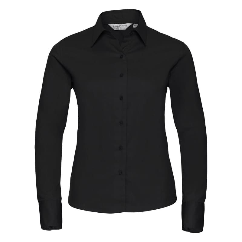 Camicia Da Lavoro Classica a Maniche Lunghe in Twill da Donna Russell - JE916F