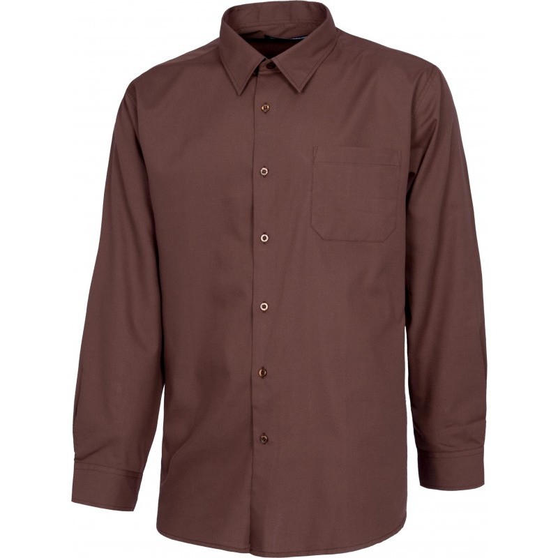 Camicia da lavoro con collo classico a manica lunga - Workteam