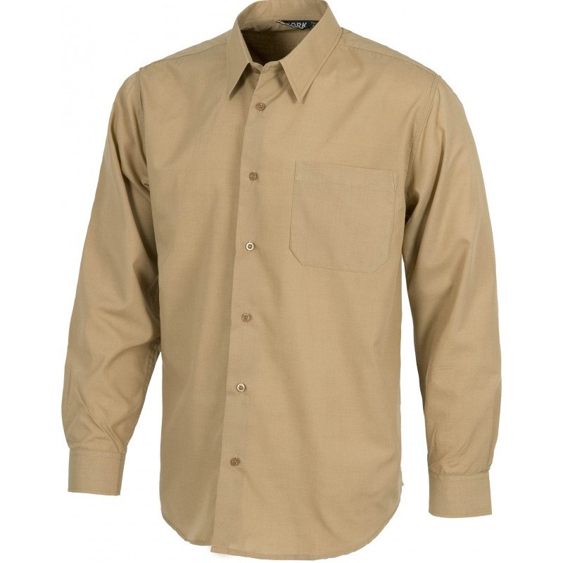 Camicia da lavoro con collo classico a manica lunga - Workteam