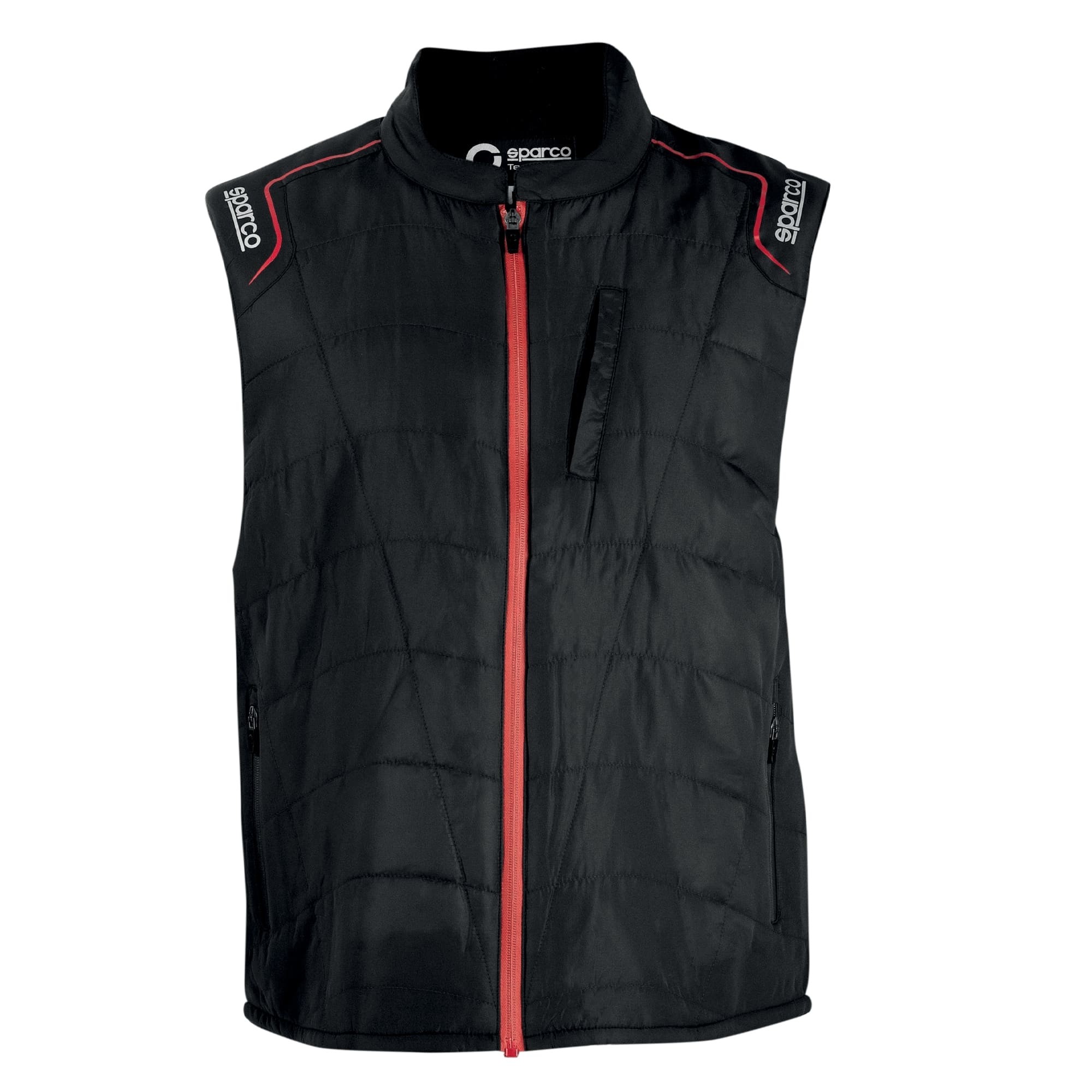 Gilet da lavoro Sparco PARAMOUNT con interno in Pile Imbottito Invernale Multitasche - NERO