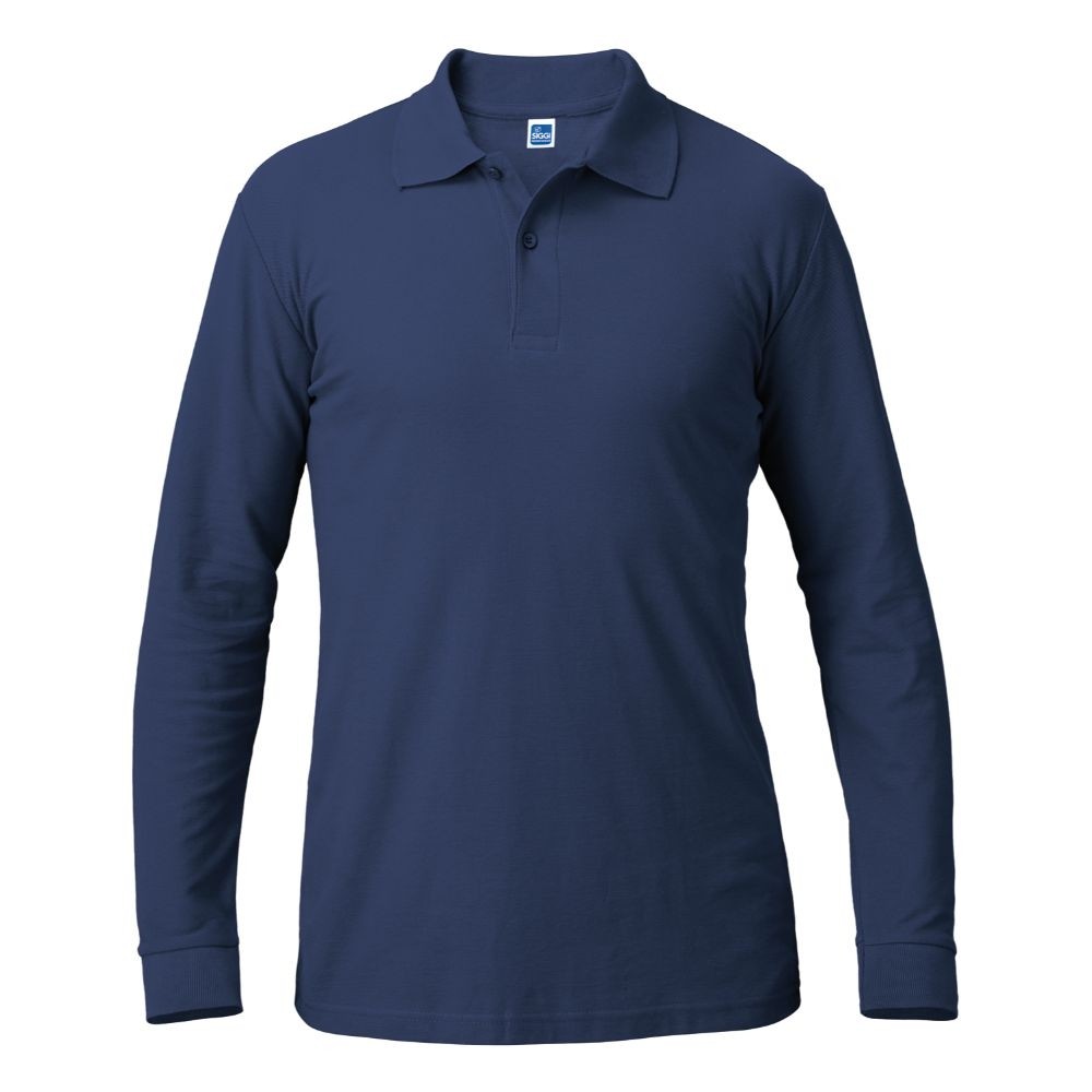Polo da Lavoro Manica Lunga Summer Siggi 100% Cotone