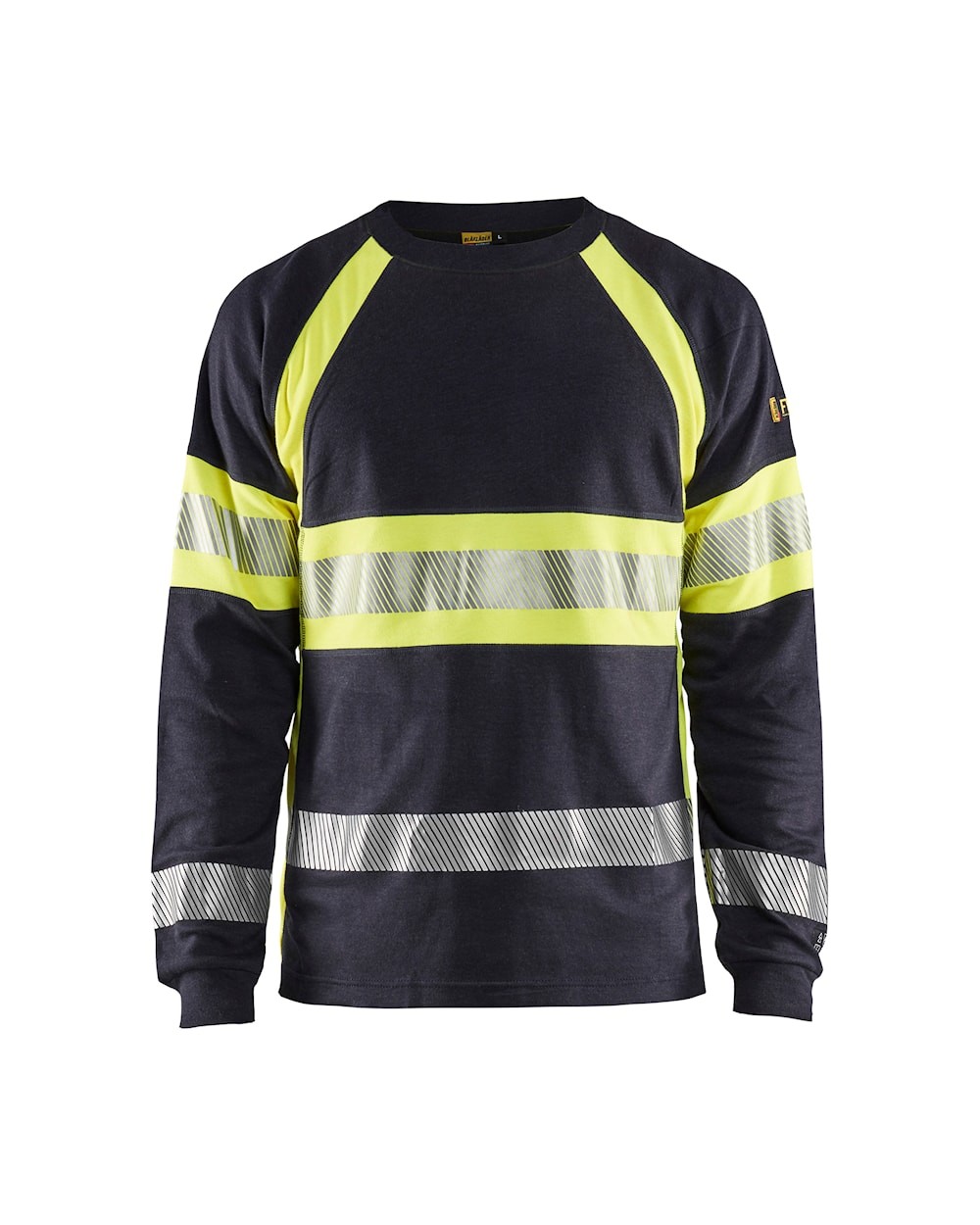 T-Shirt maniche lunghe da Lavoro Alta Visibilit� Blaklader multinorma ignifugo antistatico 348417618933L