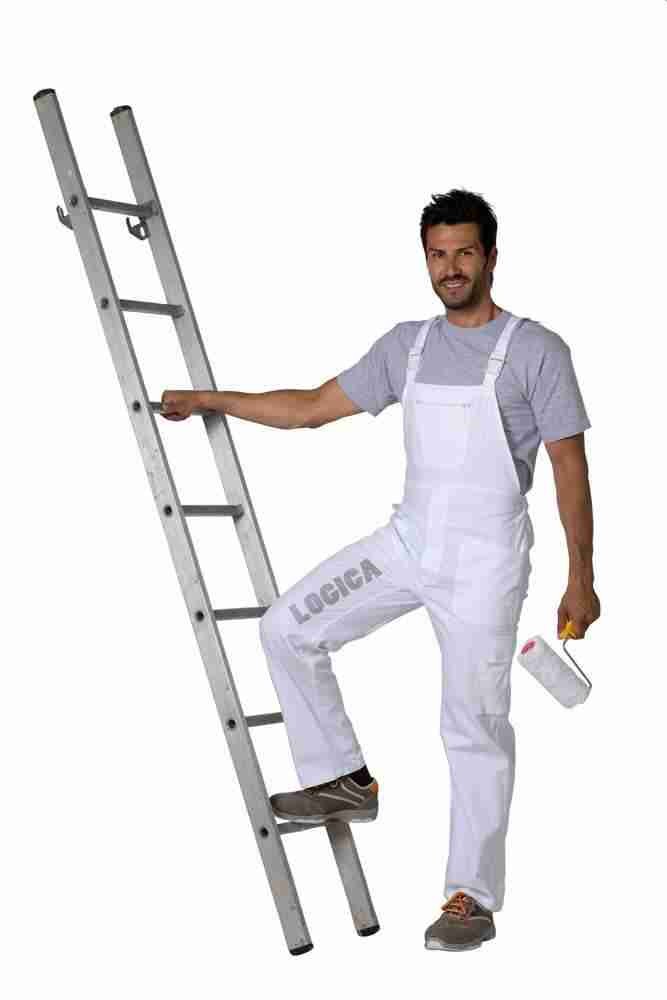 Salopette da Lavoro Multitasche 100% cotone Logica 9035BIANCO-L