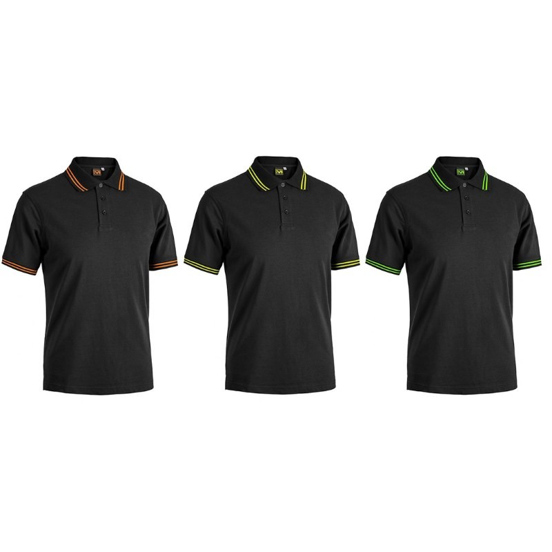Polo da Lavoro 100% Cotone Sottozero Smith Black Line E0486
