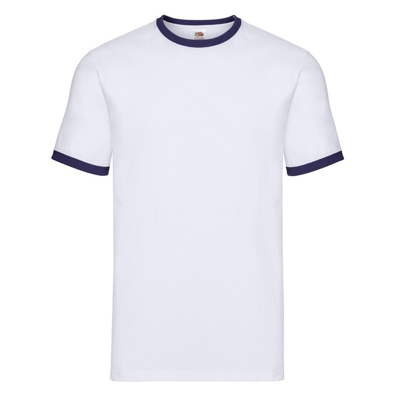 T-shirt da Lavoro Fruit Of The Loom Ringer in Cotone FR611680
