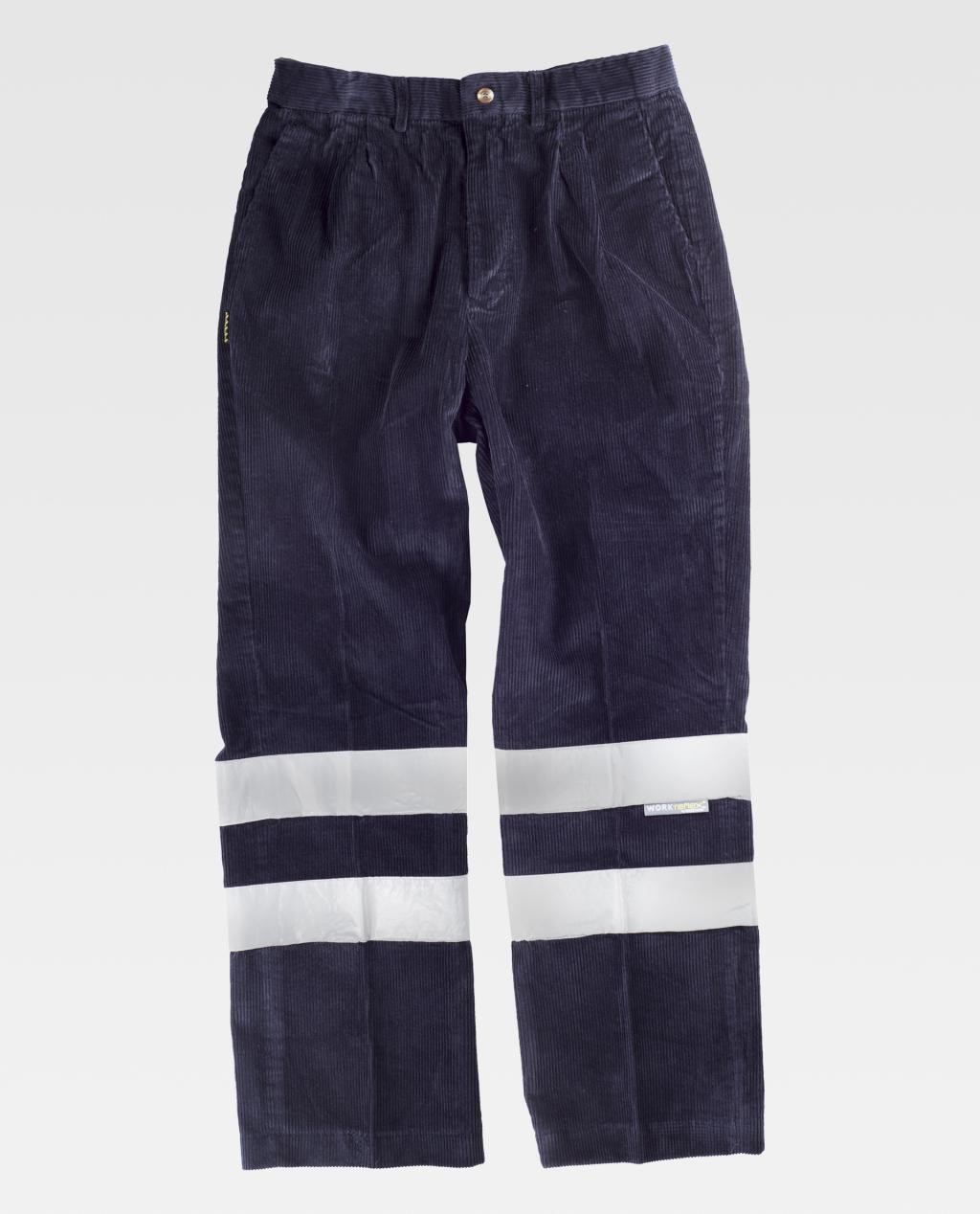 Pantalone da Lavoro di Velluto a Coste S7016 - Workteam