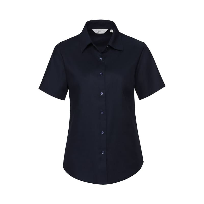 Camicia Da Lavoro Oxford Easy Care a Maniche Corte da Donna Russell - JE933F