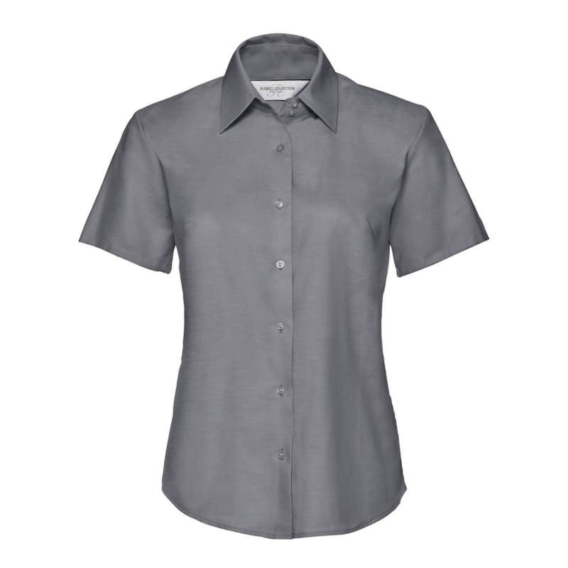 Camicia Da Lavoro Oxford Easy Care a Maniche Corte da Donna Russell - JE933F