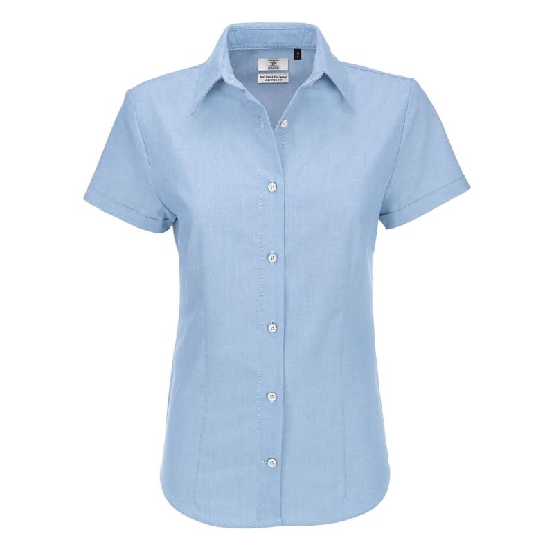 Camicia Da Lavoro Oxford Manica Corta da Donna B&C Collection - BCSWO04
