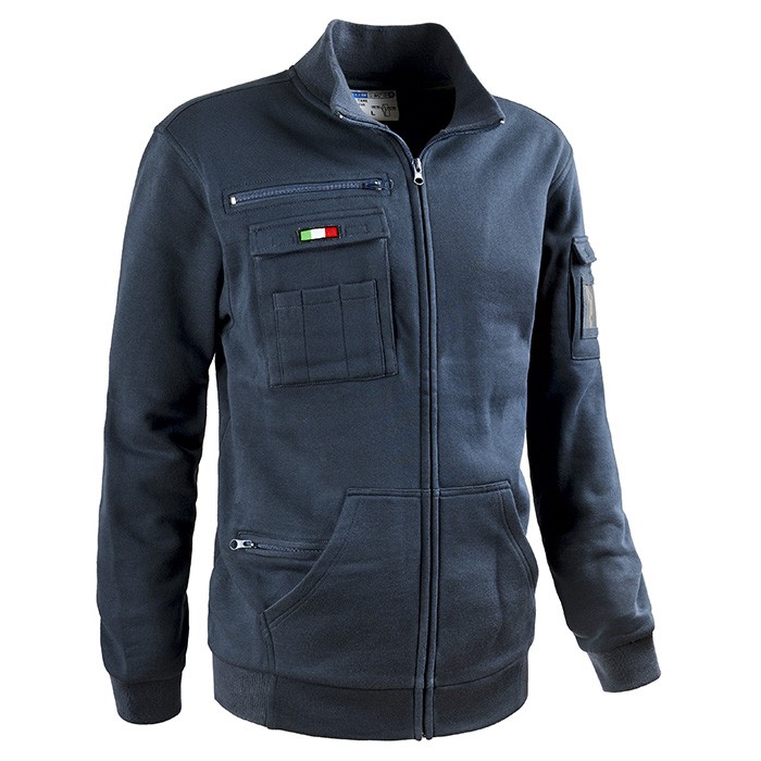Felpa da Lavoro Multitasche Zip Intera Sottozero Rail 50350