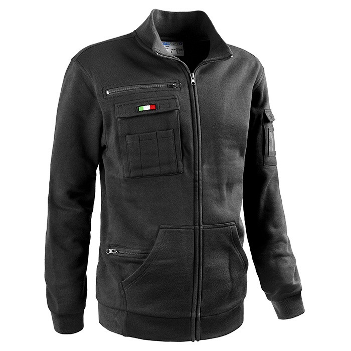 Felpa da Lavoro Multitasche Zip Intera Sottozero Rail 50350