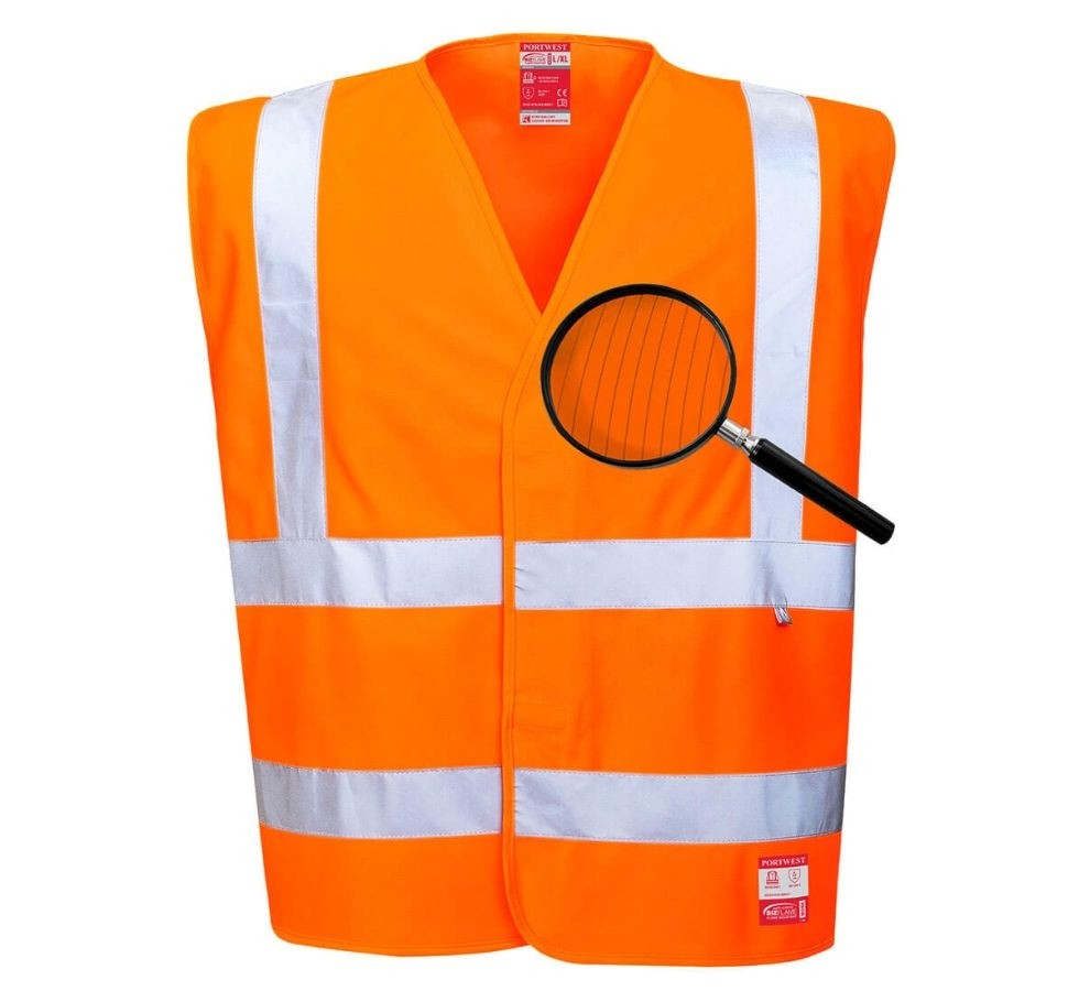 Gilet da Lavoro ignifugo - antistatico Alta Visibilita Portwest FR71