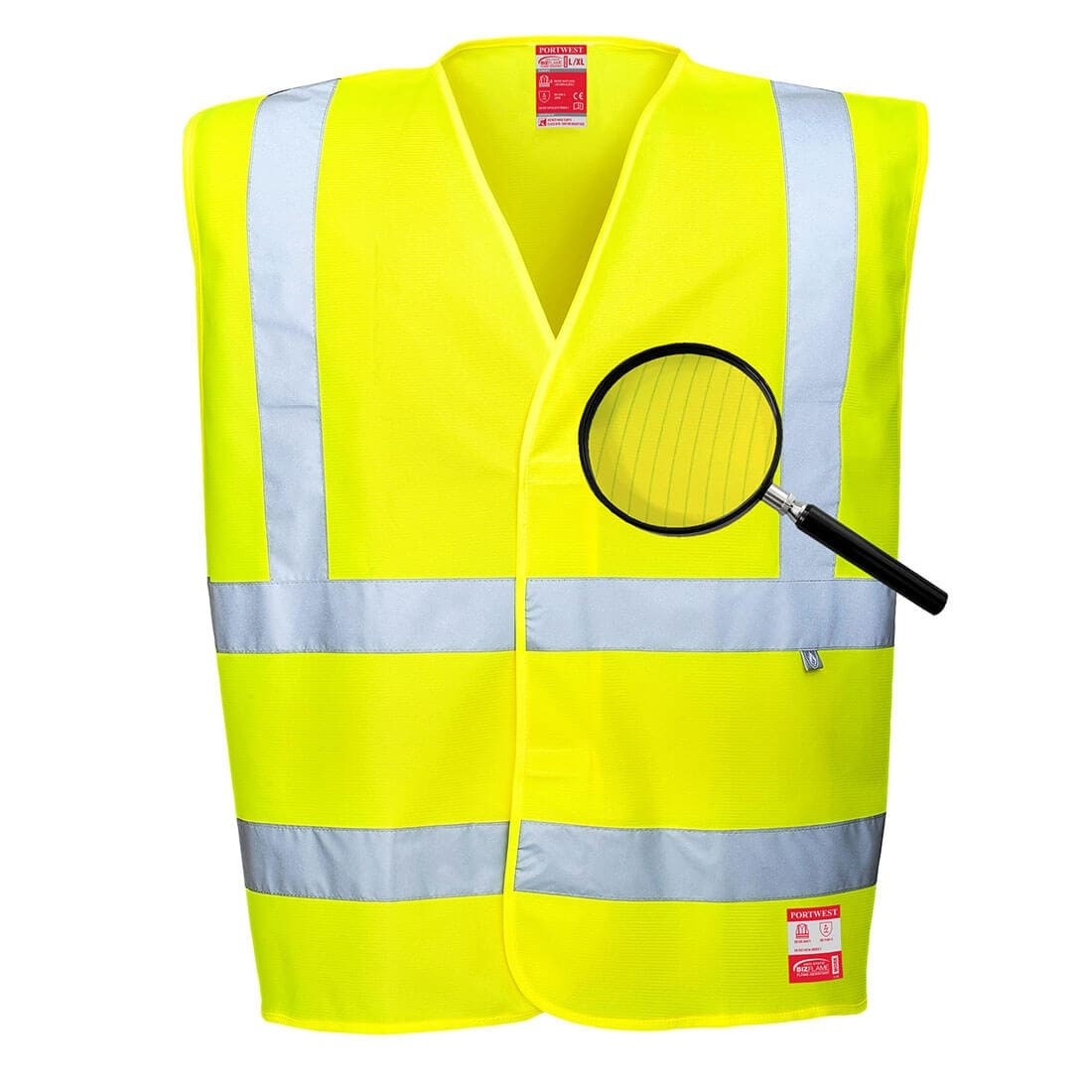 Gilet da Lavoro ignifugo - antistatico Alta Visibilita Portwest FR71