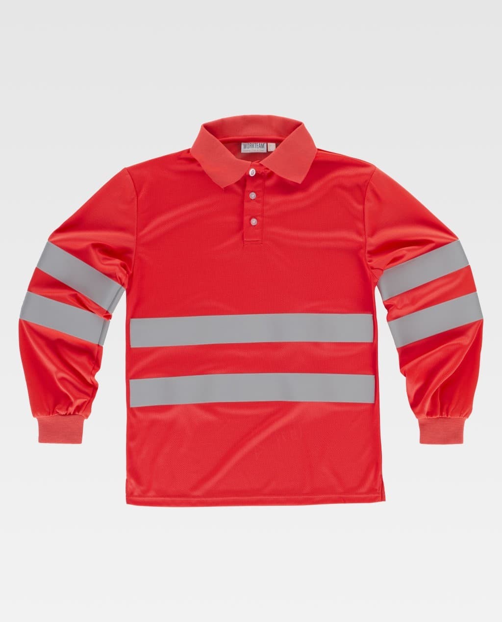 Polo da Lavoro Workteam Manica Lunga Alta Visibilit� C3837