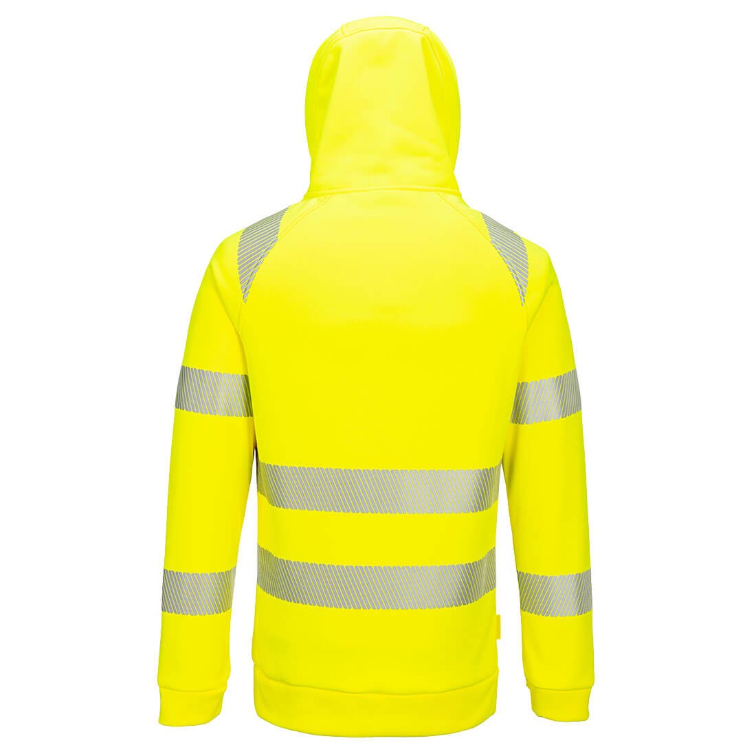 Felpa da Lavoro DX4 Alta Visibilit� con Capuccio Mezza Zip Portwest DX482