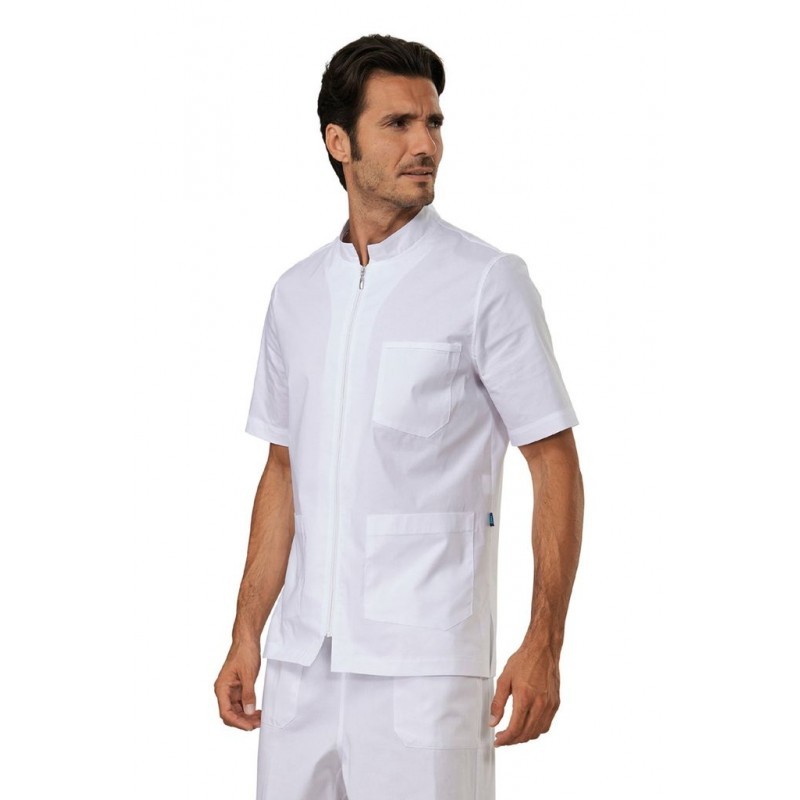 Casacca uomo con zip e colletto Nolan Dr.Blue Siggi - 04CS1343/00-0757