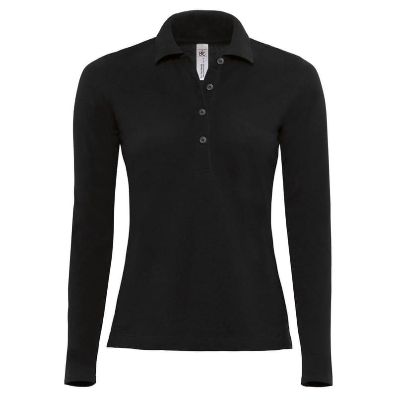 Polo Da Lavoro Safran Pure LSL da Donna Manica Lunga B&C Collection - BCPW456