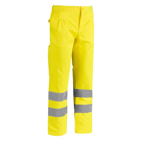 Pantaloni da Lavoro Alta Visibilit� Multitasche Sottozero Pantalone H.V. 1560
