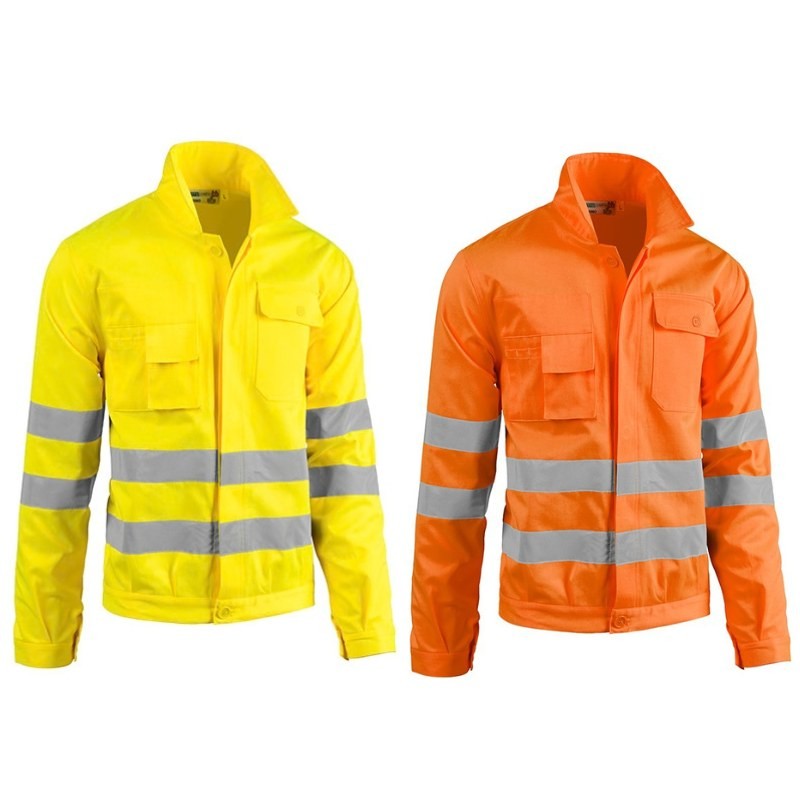 Giubbotto da Lavoro Alta Visibilit� Multitasche Sottozero Giubbetto H.V. 1720