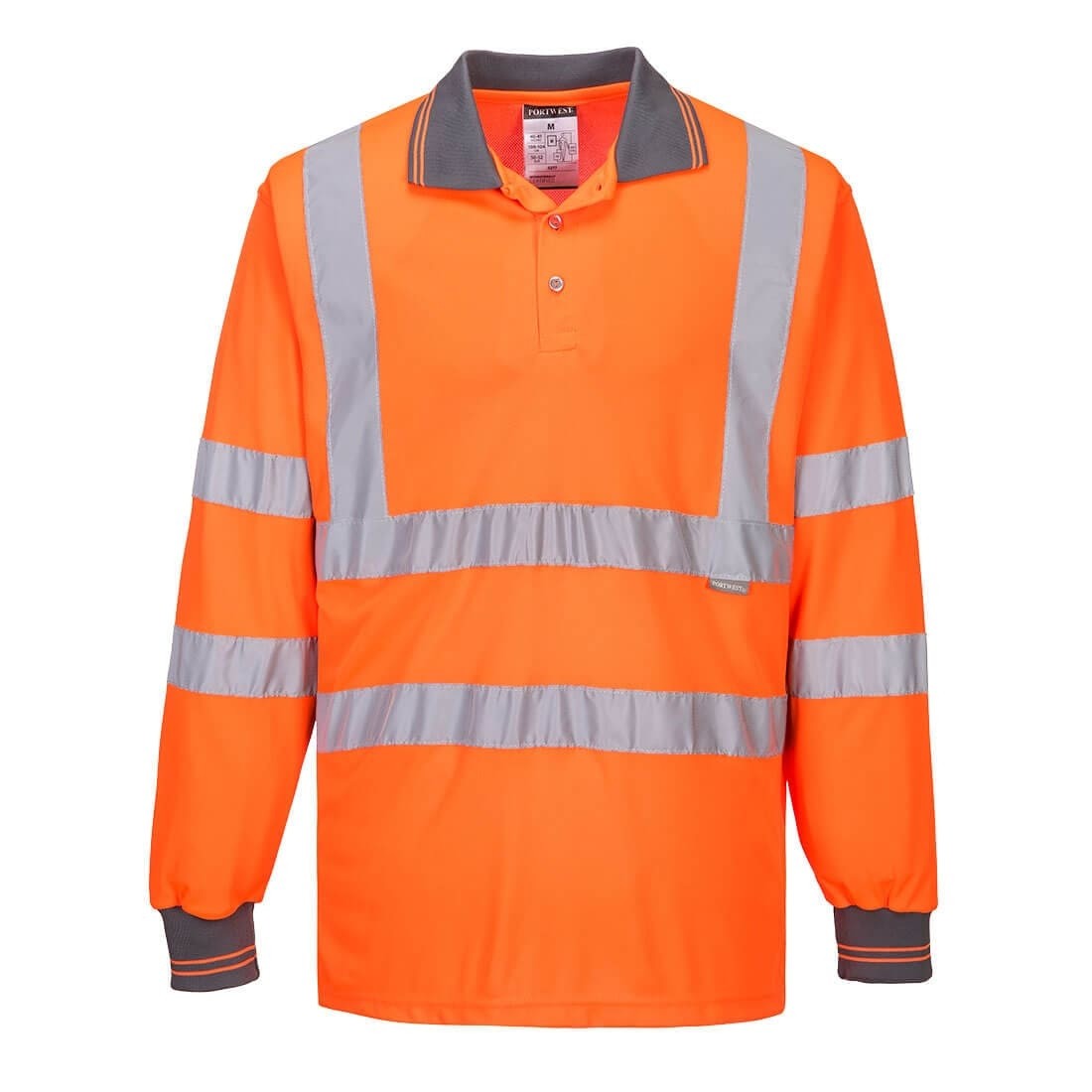 Polo da Lavoro Maniche Lunghe Alta Visibilit� Portwest S277
