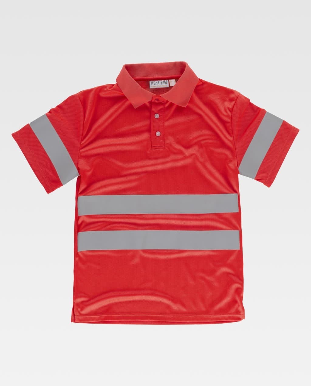 Polo da Lavoro Workteam Manica Corta Alta Visibilit� C3887