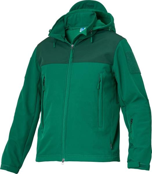 Giubbotto da Lavoro Softshell Multitasche Stretch Con Cappuccio Siggi Emerald 80SS0021/00-1027