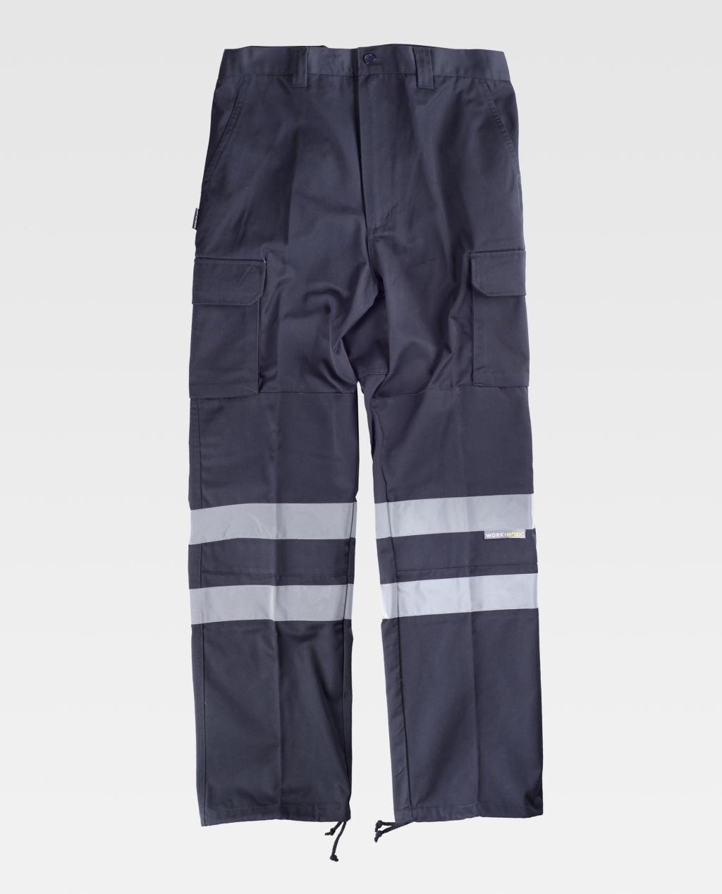 Pantalone da Lavoro Rinforzati con Bande C4016 - Workteam
