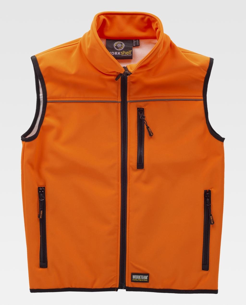 Gilet da Lavoro Softshell Stretch Alta Visibilit� S9320 - Workteam