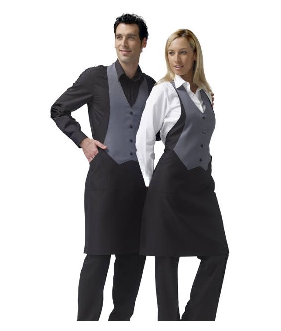 Grembiule con pettorina unisex Bologna Siggi antimacchia e ingualcibile - 28PZ0010/00-9001