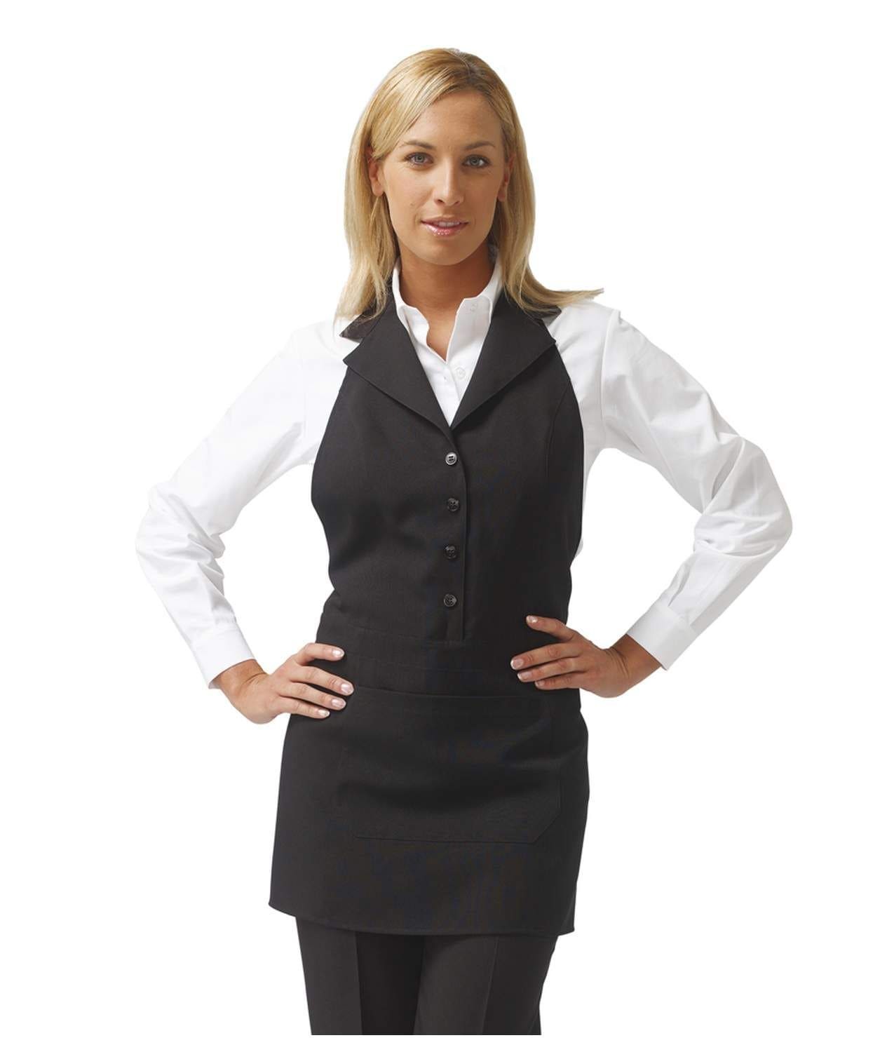 Grembiule donna con pettorina Nadia Horeca Siggi antimacchia e ingualcibile - 28PZ0233/00-9001