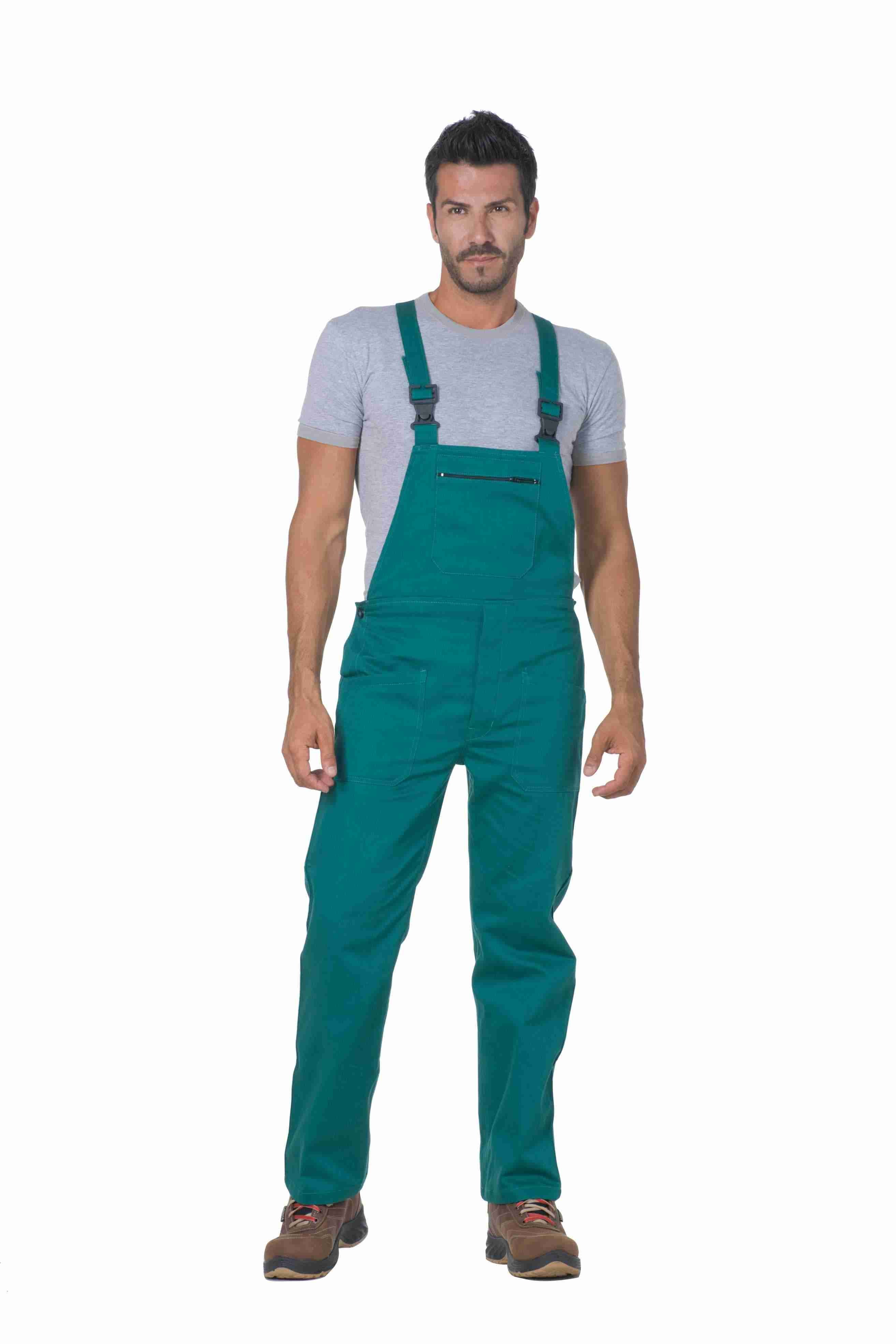 Salopette da Lavoro Multitasche 100% cotone Logica 9035BLU-L