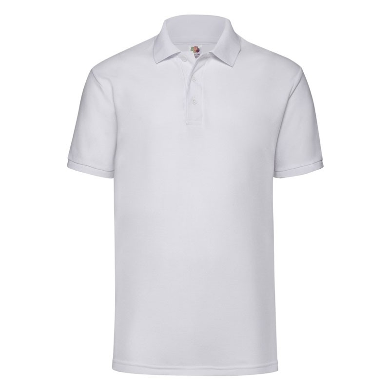 Polo da Lavoro Fruit of The Loom a Manica Corta e Cuciture Laterali FR634020