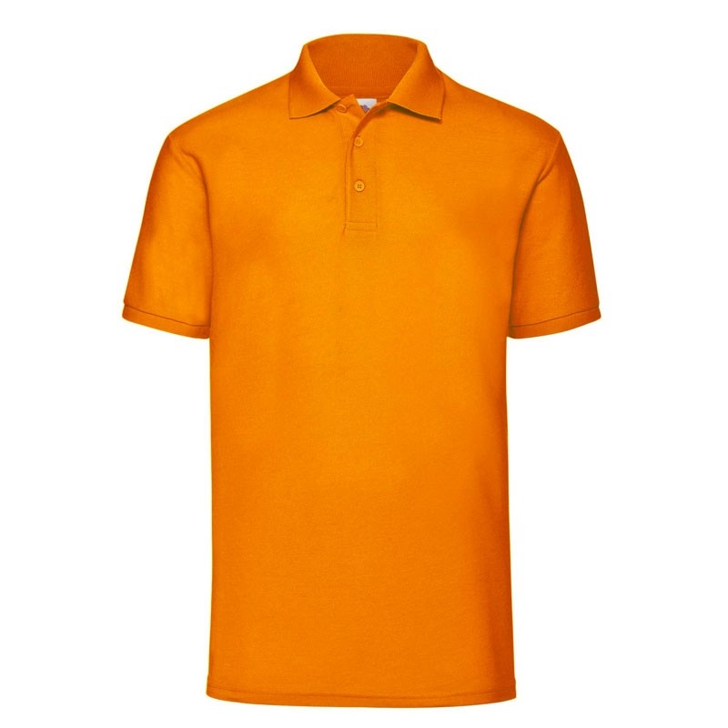 Polo da Lavoro Fruit of The Loom a Manica Corta e Cuciture Laterali FR634020