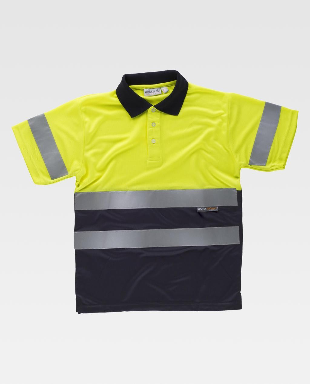 Polo da Lavoro Workteam Manica Corta Alta Visibilit� C3860