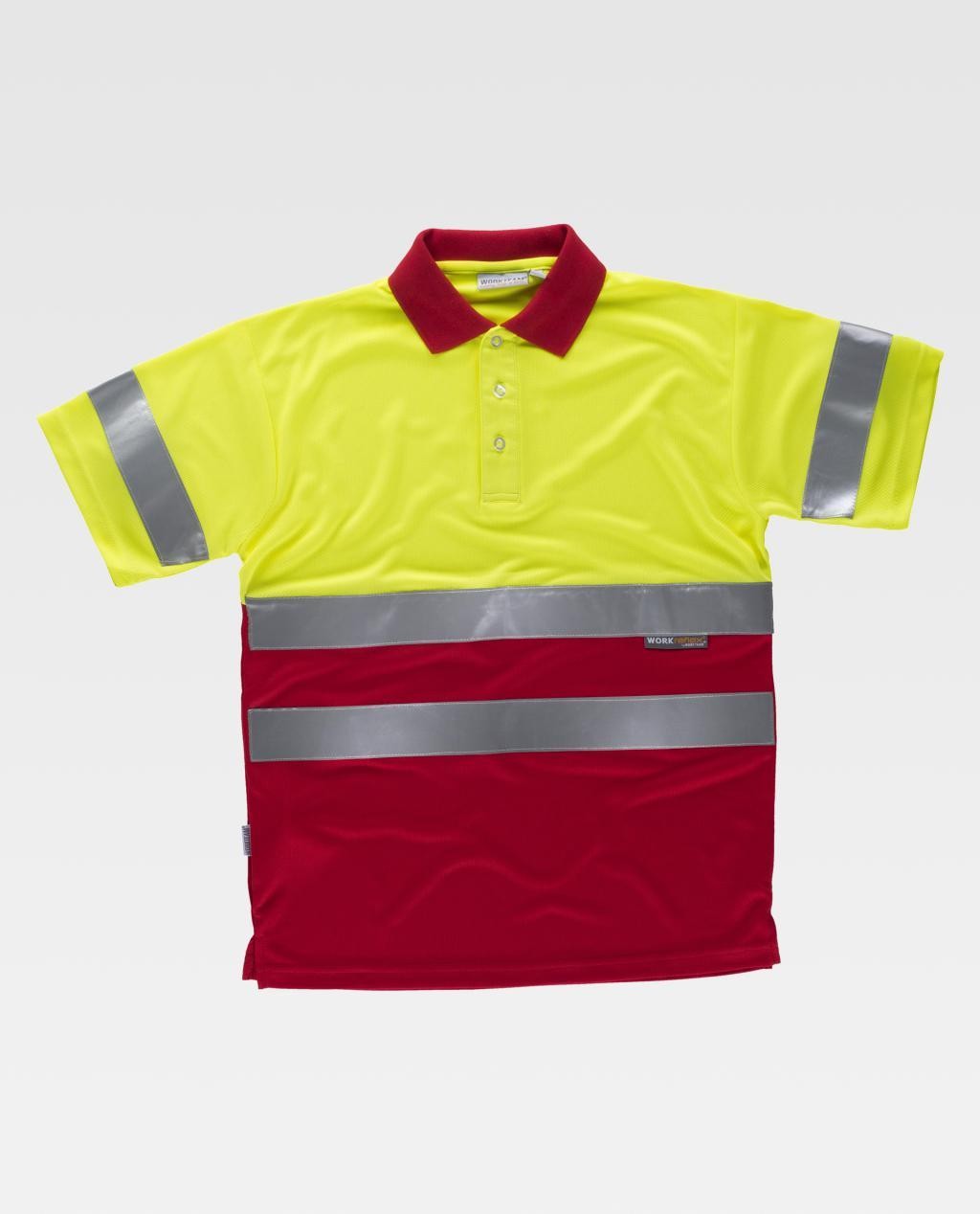 Polo da Lavoro Workteam Manica Corta Alta Visibilit� C3860
