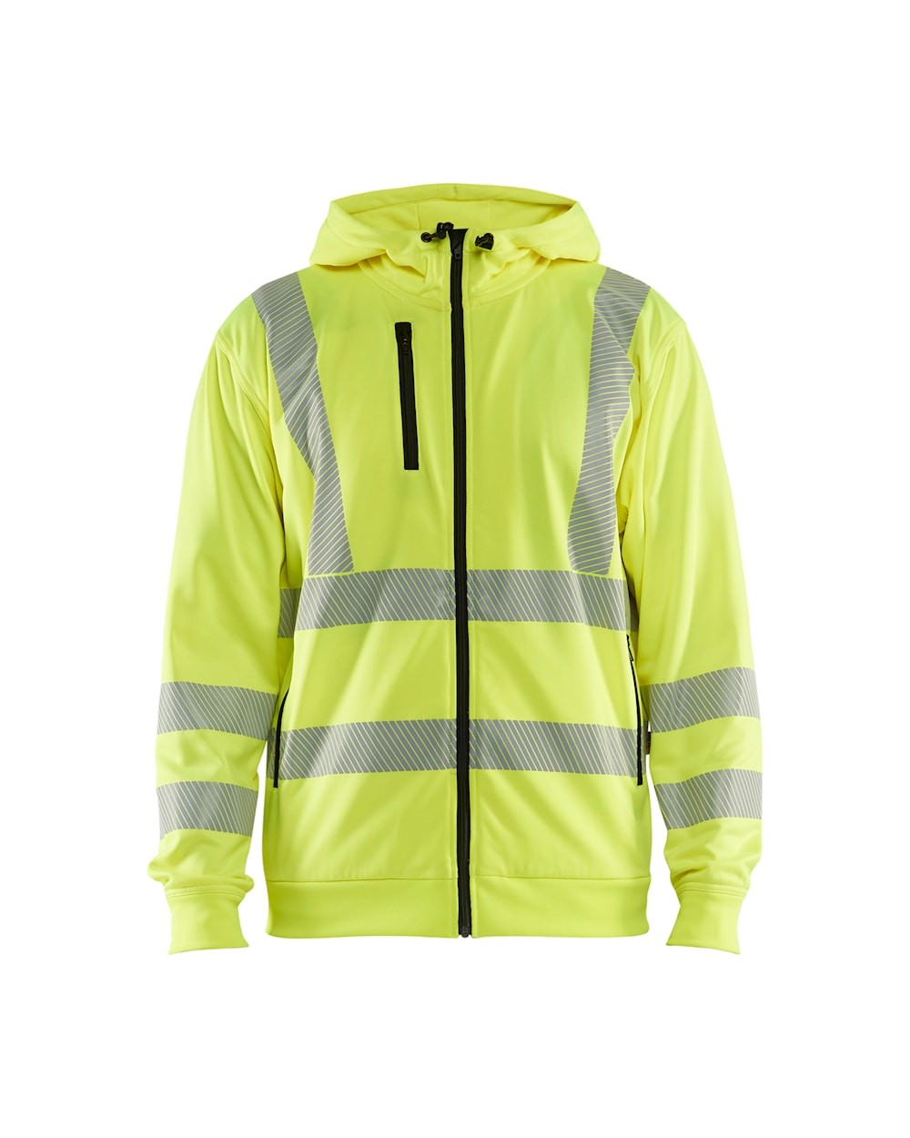 Felpa da lavoro zip intera Blaklader alta visibilit� con capuccio 356525383300L