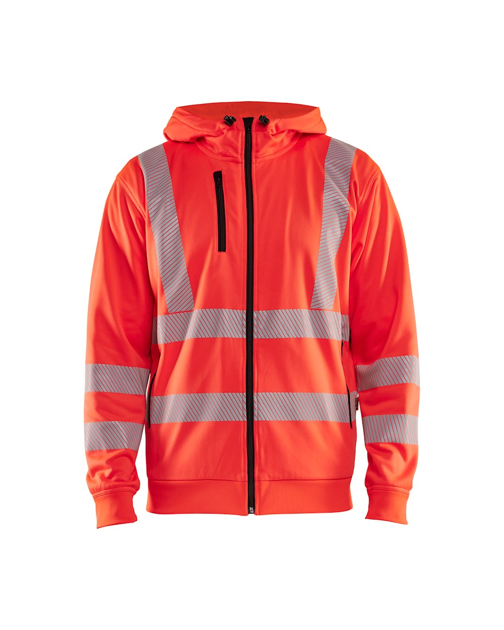 Felpa da lavoro zip intera Blaklader alta visibilit� con capuccio 356525383300L