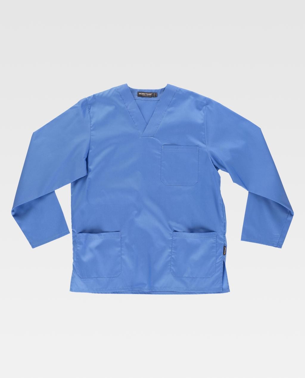 Casacca Corta Collo a V B9210 - Workteam